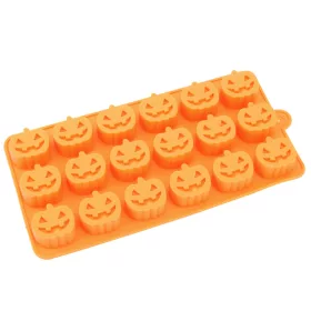  Halloween szilikon forma – töklámpás mintás bonbon, jég és süti készítő