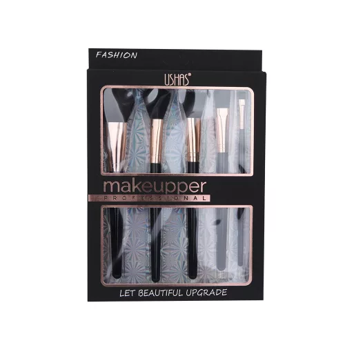 Makeupper USHAS  Fashion 5 darabos vastag sminkes ecsetkészlet