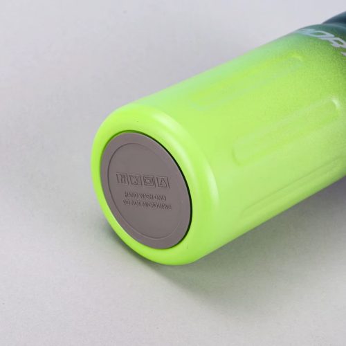 550 ml sport termosz duplafalú rozsdamentes acélból – fekete-ezüst szigetelt kulacs