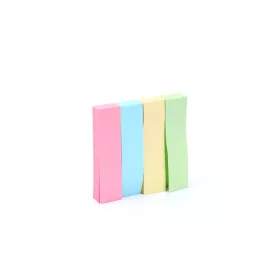Öntapadó jegyzettömb 4 szín 2 x 7,6 cm - 4 x 100 lapos