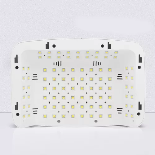 Professzionális UV/LED körmös lámpa – 90 LED, kéttenyérnyi tér, LED kijelzővel, PU kéztámasszal