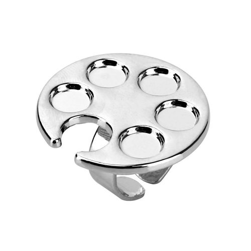 Nail fém géllakk tartó / keverő paletta gyűrű