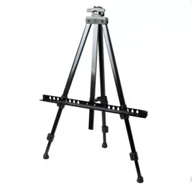   Alumínium festőállvány 55–90 cm – fekete, hordtáskával