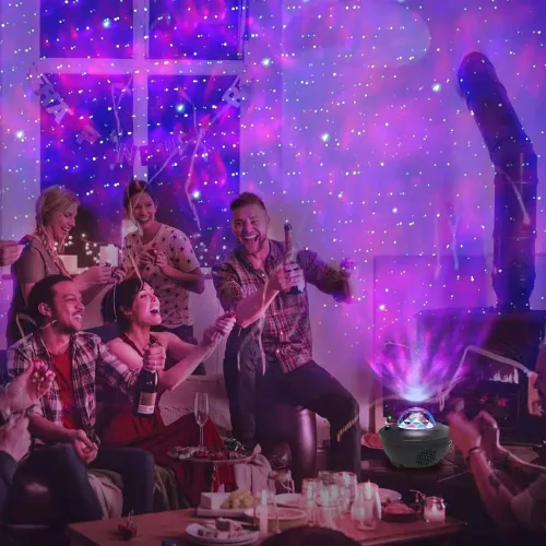 LED Star projektor - Bluetooth hangszóróval