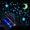 LED Mini csillag és hold projektor éjszakai lámpa