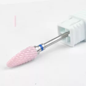   Kerámia Csiszolófej #-02 – Rózsaszín lándzsa forma, rombuszhálós vágással