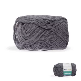   Kmt Style prémium akril fonal 3 szálú 40g - sötét szürke