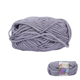   KMT Style prémium akril fonal – 3 szálú, 40 g, hamuszürke