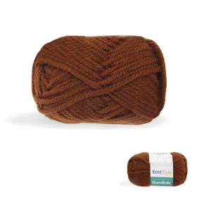 Kmt Style prémium akril fonal 3 szálú 40g - barna