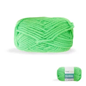 Kmt Style prémium akril fonal 3 szálú 40g - neon zöld