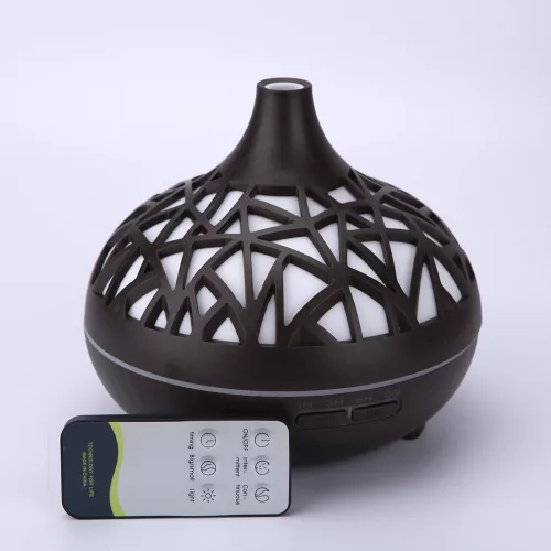 Aromaterápiás párásító LED-es, távirányítós, 230V -os