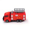 Fire Truck city rescue liftes tűzoltó autó, talpra rögzített, 21 cm hosszú