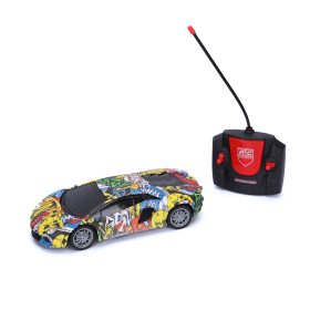   Racing car 1:18 távirányítós sárga i4 BMW 23 x 10 x 6 cm - műanyag