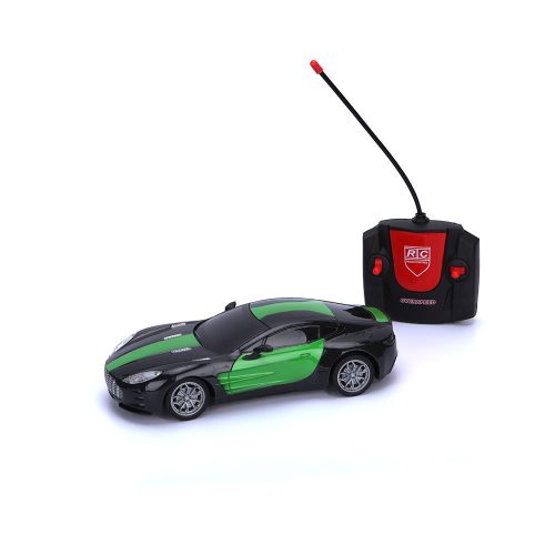 Racing car fekete-zöld i4 BMW, 23 cm x 10 cm x 7 cm