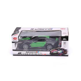 Racing car fekete-zöld i4 BMW, 23 cm x 10 cm x 7 cm