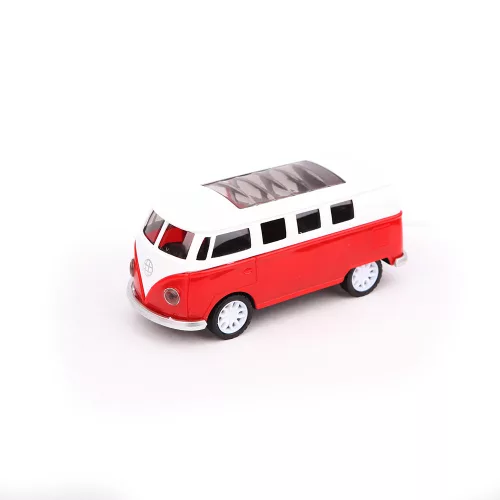 VW kis mikrobusz - talpra rögzített, négyféle színben, felhúzható