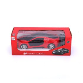   Piros BMW i4-es sport autó - távirányítós - 19 x 8,5 x 6 cm - műanyag