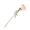 Sárgás-rózsaszínű rózsa 52 cm művirág