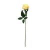 Pasztell-sárga rózsa 52 cm művirág