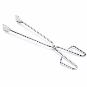   Hosszú rozsdamentes grill csipesz 55 cm – professzionális BBQ sütőfogó
