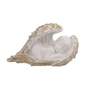 Alvó angyalka szobra