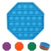 Anti-stressz játék, Push Pop Bubble Fidget, Pop It Now , hatszög, kék