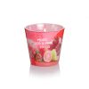 Bartek Candles Illatgyertya pohárban 115g - Tropical twist - Mixed red & Pink fruits