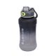 Sport kulacs 1L – Színátmenetes fekete-szürke ivópalack flip-top kupakka