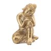 Ülő Buddha arany szobor