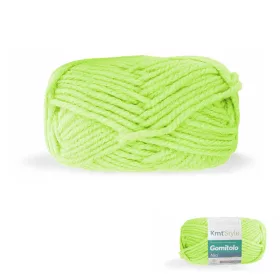 Kmt Style prémium akril fonal 3 szálú 40g - neon sárga
