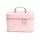 Kozmetikai táska kettős cipzárnyílás Műbőr Közepes - Rózsaszín