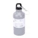 KMT Style fém kulacs 500 ml – szürke, karabínerrel, sport és túra palack