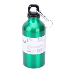   KMT Style fém kulacs 750 ml – zöld, karabínerrel, sport és túra palack