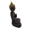 Buddha arany és fekete - szobor