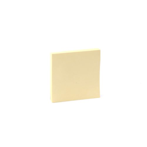 Öntapadó jegyzettömb 7,6 x 7,6 cm 100 lapos - sárga 