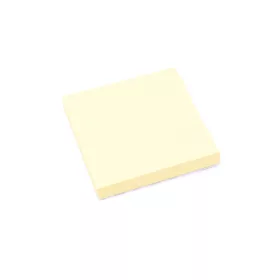 Öntapadó jegyzettömb 7,6 x 7,6 cm 100 lapos - sárga 