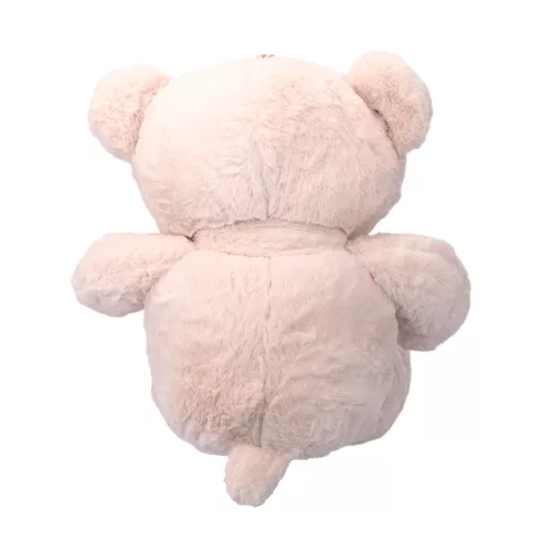Plüss maci törtfehér sállal 60 cm - törtfehér