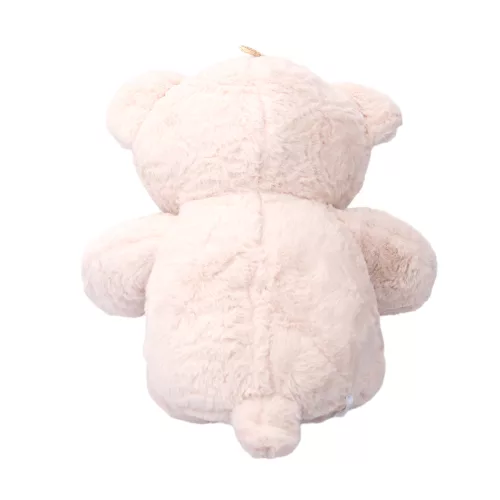 Plüss maci szivecskével 60 cm - törtfehér