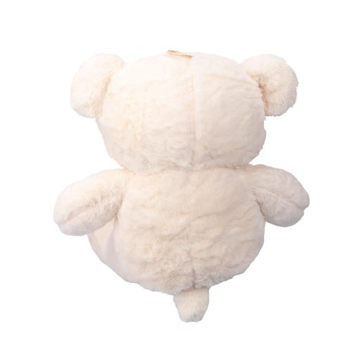 Plüss maci nyakkendőben 60 cm - fehér