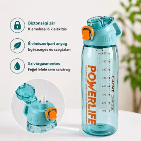   Sport kulacs 1030 ml – szivárgásmentes BPA-mentes ivópalack biztonsági zárral