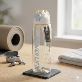   Fehér sport kulacs 1030 ml – szivárgásmentes BPA-mentes ivópalack biztonsági zárral
