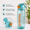 Fekete sport kulacs 1030 ml – szivárgásmentes BPA-mentes ivópalack biztonsági zárral