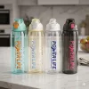 Fekete sport kulacs 1030 ml – szivárgásmentes BPA-mentes ivópalack biztonsági zárral
