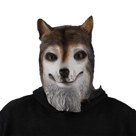   Farkas maszk – vidám latex jelmez kiegészítő farsangra és bulikhoz
