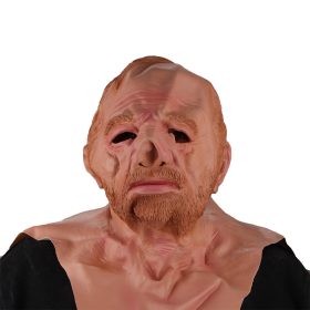   Öreg férfi latex maszk – horror jelmez kiegészítő Halloweenre és farsangra