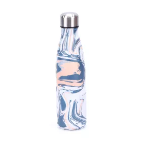   Vákumszigetelt rozsdamentes acél termosz - 500 ml, sötét márvány mintás