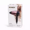 Kemey KM-6836 nagy teljesítményű hajszárító – 1800 W, 3 hőmérséklet-fokozattal, diffúzorral és szűkítő fejjel