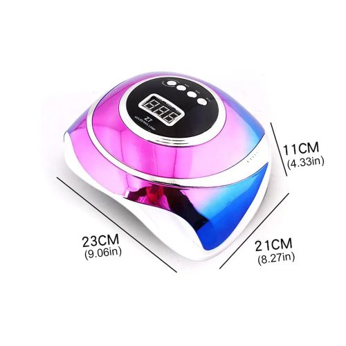 Z7 Műkörmös lámpa Dual UV/LED 57 LED-es 180 W - Kijelzős - Rainbow