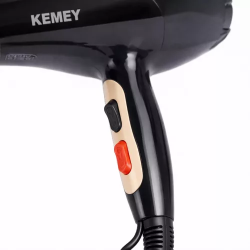 Kemey KM-2378 nagysebességű negatív ionos hajszárító – 1000 W, intelligens hőmérséklet-szabályozással