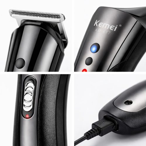 Kemei KM-1407 professzionális haj- és szakállvágó – precíziós férfi trimmelő